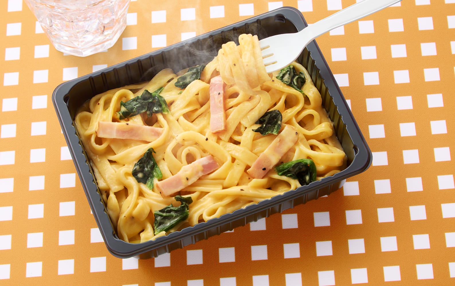 carbonara（フェットチーネ）