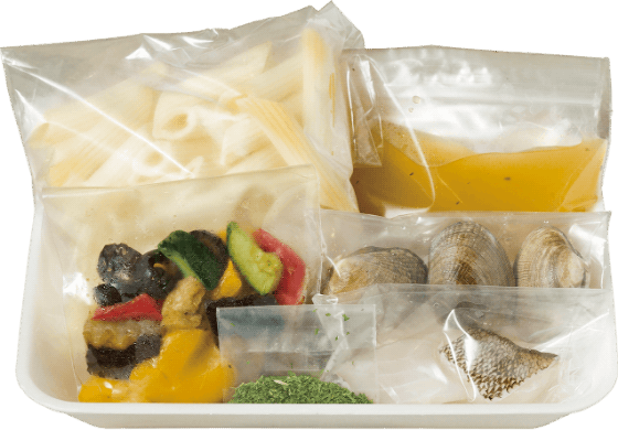 冷凍ミールキットやアウトパック惣菜に使いやすい大容量サイズ