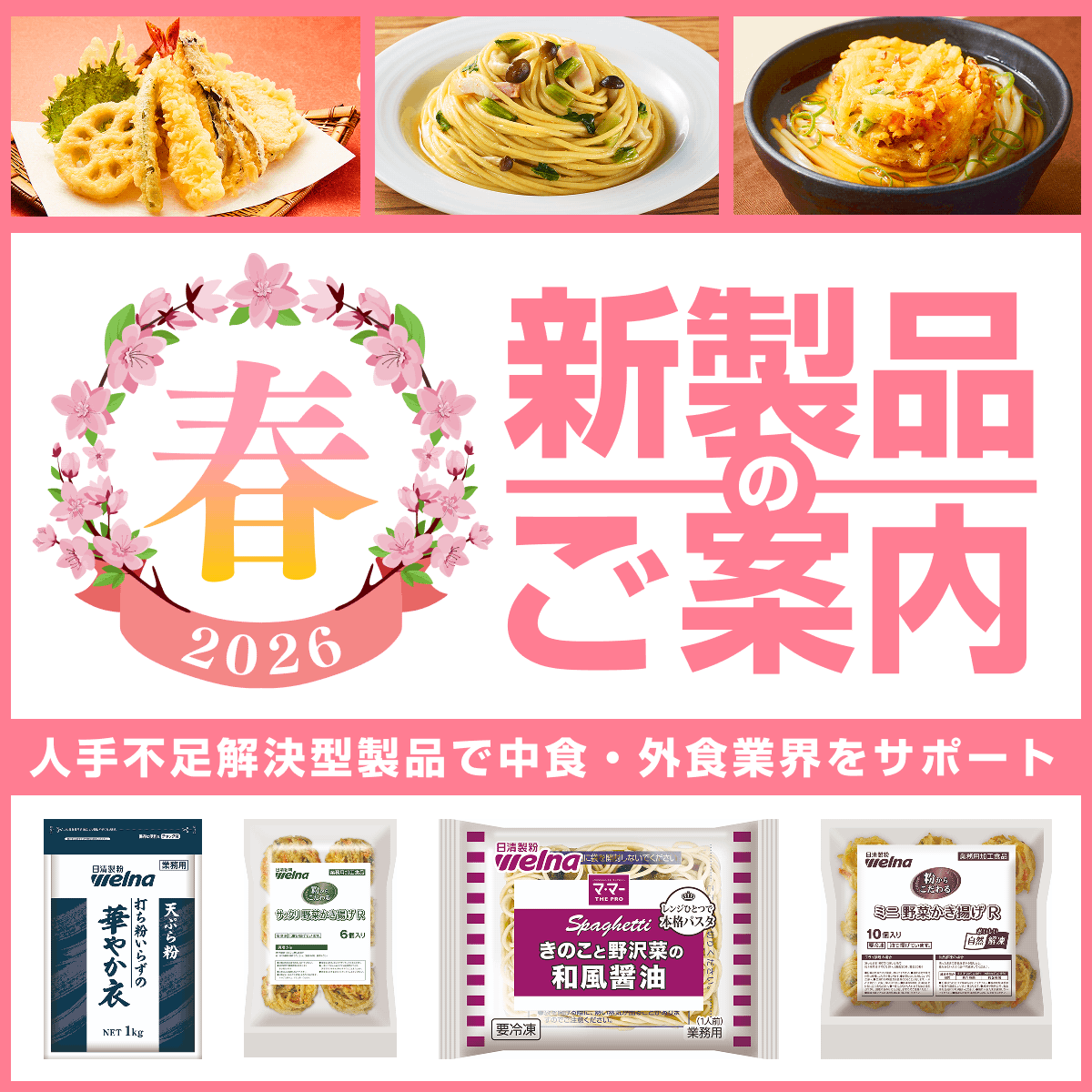 プロのための業務用食品サイト｜日清製粉ウェルナ業務用